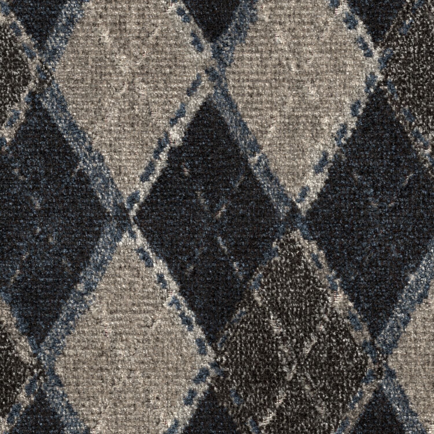 Oblique Argyle - Salty Peppercorn - 4131 - 01